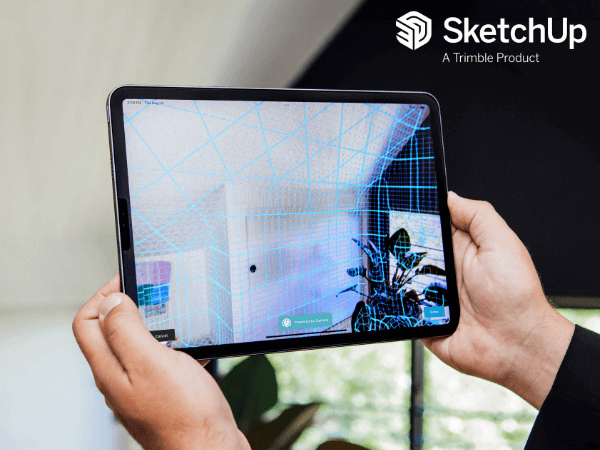 Térszkennelés a SketchUp for iPad alkalmazásban